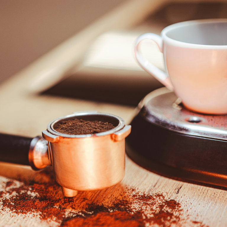 Barista-style Americano coffee cup representing unlimited coffee as part of pub desking at The Baker’s Arms, Somerford Keynes.